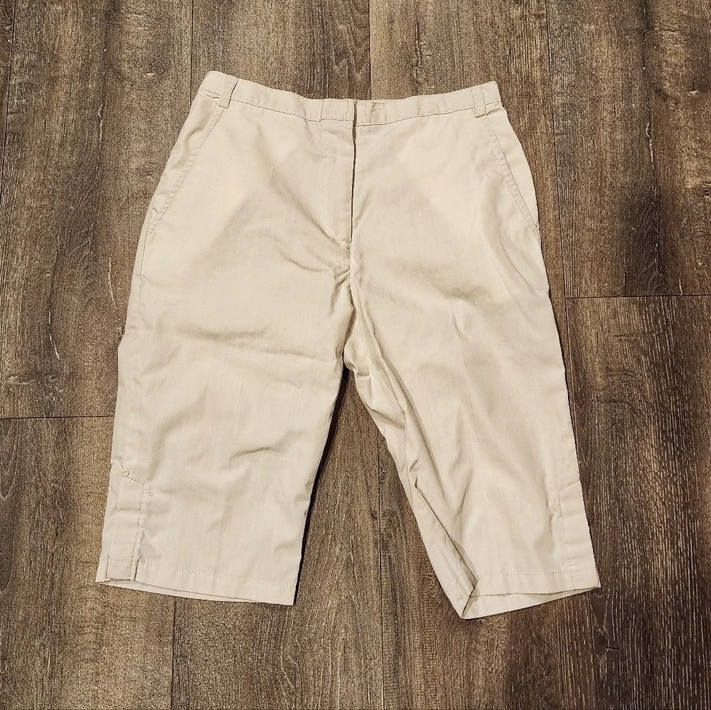 Topshop Khaki Bermuda Short